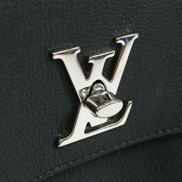 Louis Vuitton Lockme Backpack Mini Rucksack Leather Black Noir - Picture 10 of 12